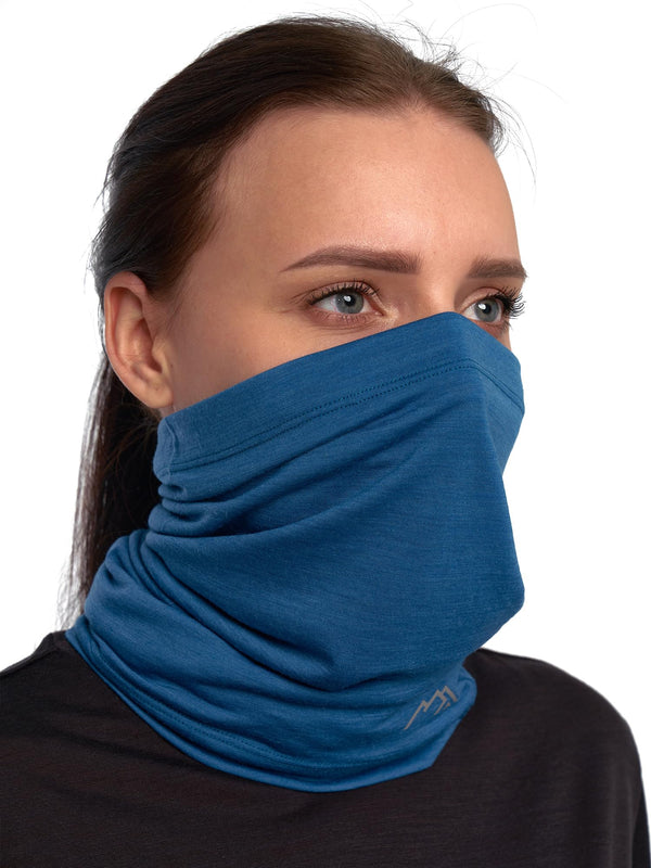 Merino Halstuch 165 Blaubeere