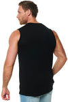 Men's Merino Wool Tank Top Black