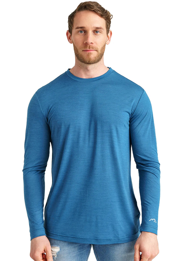 Men's Merino Long Sleeve 170 Bermuda Blue
