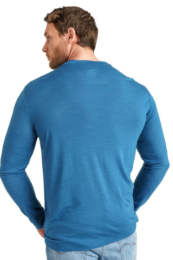 Men's Merino Long Sleeve 170 Bermuda Blue