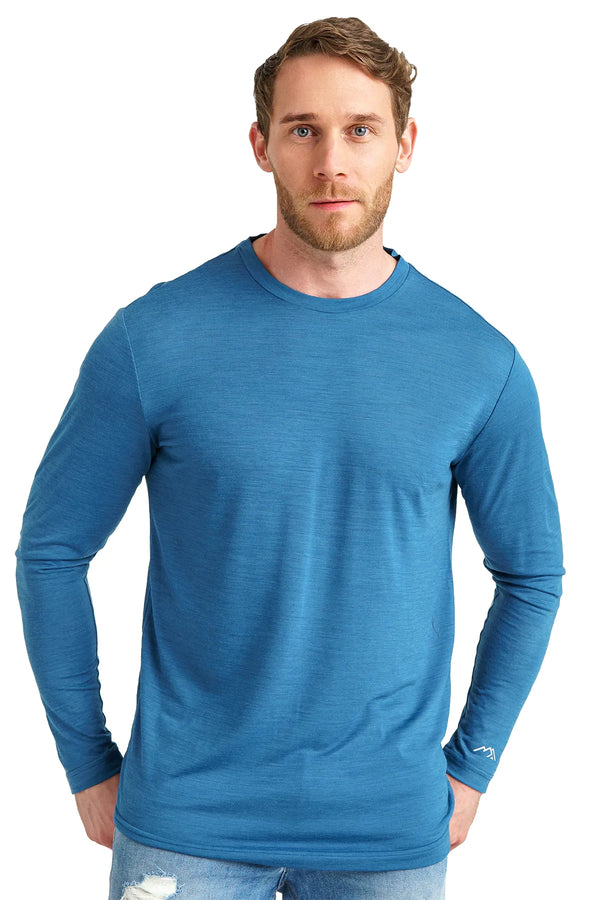 Men's Merino Long Sleeve 170 Bermuda Blue