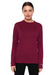 Women's Merino Long Sleeve Shirt 170 Purple Weaved