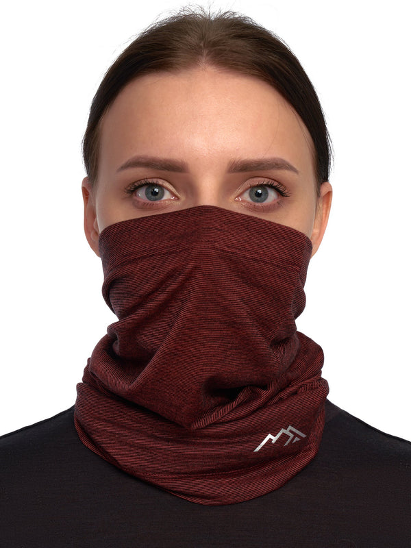 Merino Neck Gaiter 165 Rouge