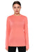 Women's Merino Long Sleeve Shirt 170 Salmon Pink
