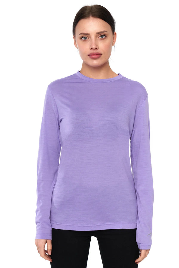 Women's Merino Long Sleeve Shirt 170 Bright Violet