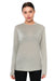 Women's Merino Long Sleeve Shirt 170 Silver Grey