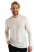 Herren Merino Langarmshirt 165 Schneeweiß