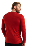 Men's Merino Long Sleeve 165 Chili Red