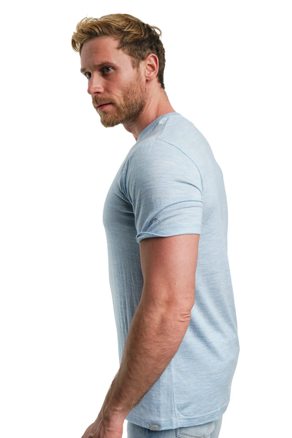 Men's Merino T-shirt 180 Arctic Blue (+socks)
