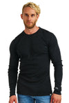 Men's Merino Long Sleeve 320 Charcoal Grey