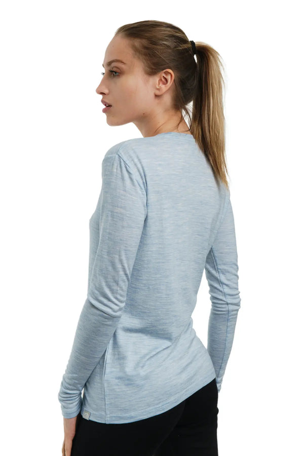 Damen Merino Langarmshirt 165 Arctic