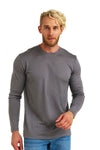 Men's Merino Long Sleeve 165 Perfect Grey +Socks