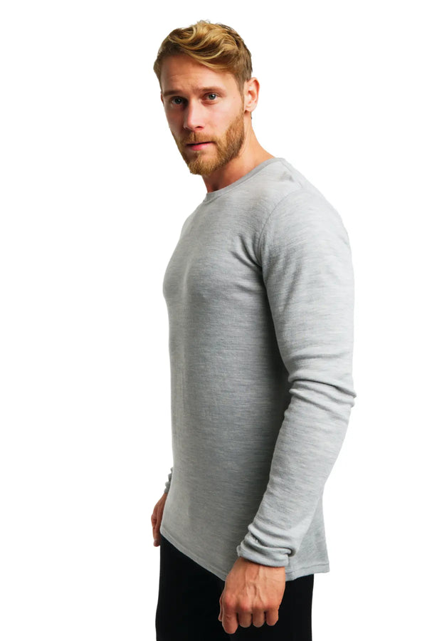 Men's Merino Long Sleeve 250 Gray Heather