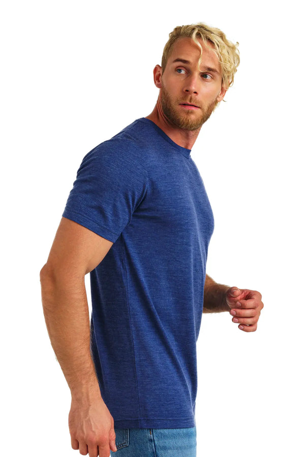 Herren Merino T-Shirt 165 Windsor Blau
