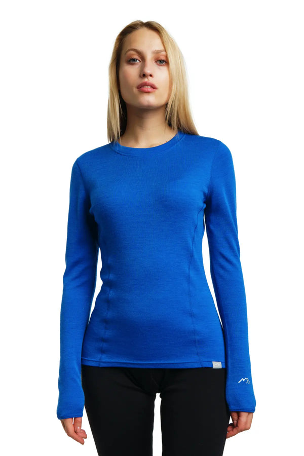Couple's Merino Long Sleeve 250 Cobalt Blue