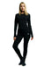 Damen Merino Thermo Set 165 Heathered Black