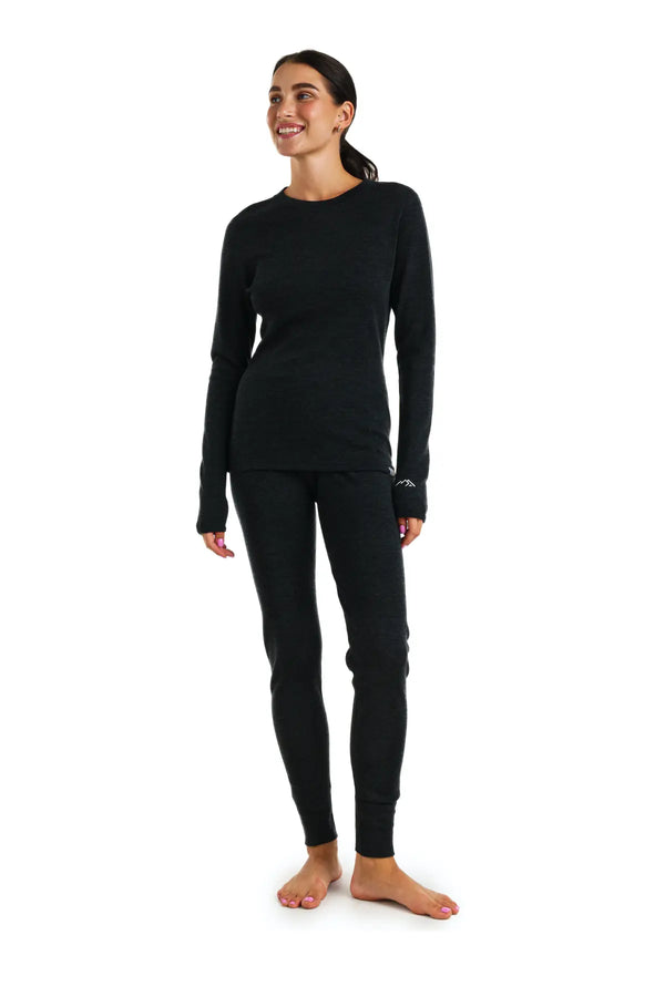 Damen Merino Thermo-Set 320 Anthrazit