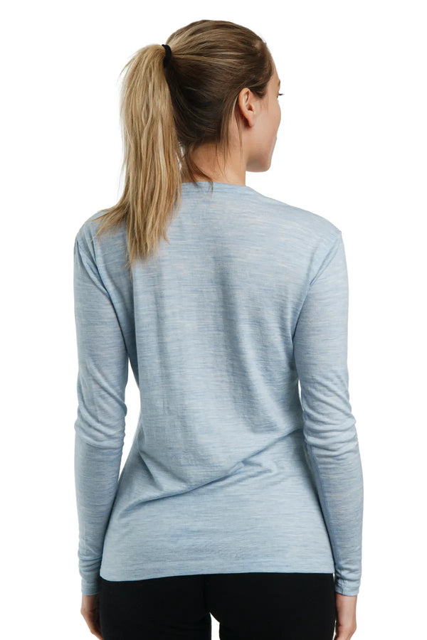 Damen Merino Langarmshirt 165 Arctic