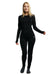 Damen Merino Thermo Set 320 Schwarz
