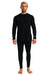 Herren Merino Thermo Set 165 Schwarz