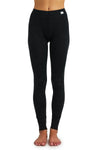 Damen Merinohose 165 Schwarz meliert