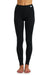 Damen Merinohose 165 Schwarz meliert