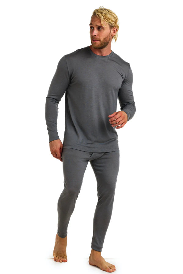 Herren Merino Thermo Set 165 Perfect Grey