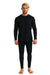 Herren Merino Thermo-Set 165 Heathered Black