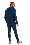 Herren Merino Thermo Set 165 Denim Blue