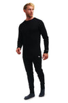 Herren Merino Thermo Set 250 Schwarz