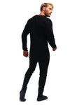Herren Merino Thermo Set 250 Schwarz