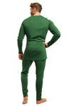Herren Merino Thermo Set 250 Oliv