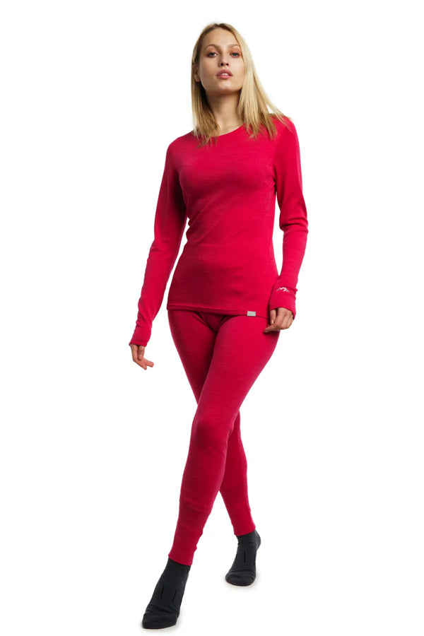 Damen Merino Thermo Set 250 Magenta