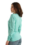 Damen Merino Langarmshirt 165 Mermaid Green