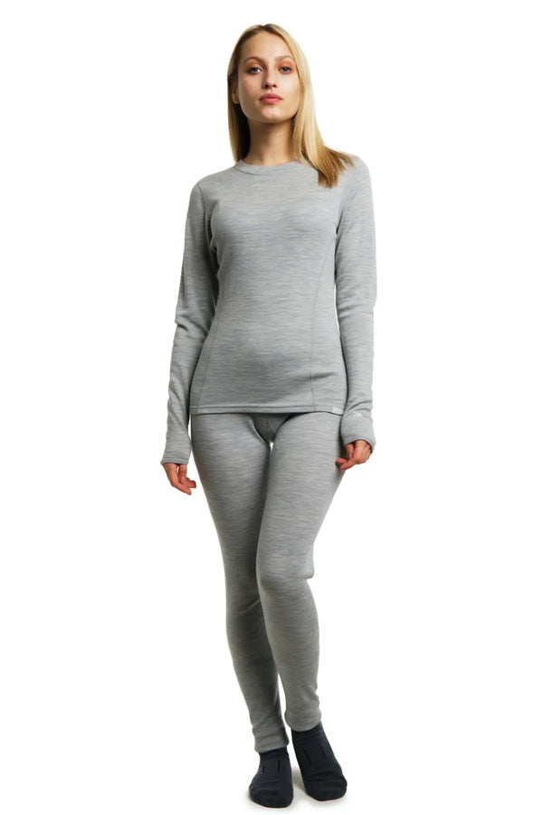 Women's Merino Thermal Set 250 Gray Heather