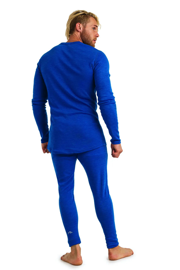 Herren Merino Thermo Set 250 Kobaltblau