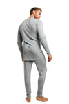 Herren Merino Thermo-Set 250 Heather Grey