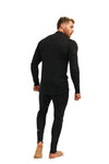 Men's Merino Thermal Set Zip 320 Charcoal Grey