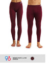 Merinohose für Paare 165 Burgund