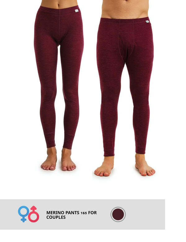 Merinohose für Paare 165 Burgund