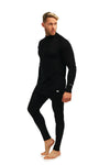 Men's Merino Thermal Set Zip 320 Black