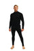 Men's Merino Thermal Set Zip 320 Black