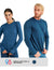 Couple's Merino Long Sleeve 165 Denim Blue