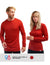 Couple's Merino Long Sleeve 250 Cherry Red
