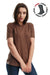 Damen Merino T-Shirt 165 Schokolade | V-Ausschnitt (+Socken)