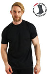 Men's Merino T-shirt 165 Melange Black (+socks)