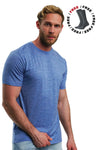 Herren Merino T-Shirt 165 Deep Blue + Wollsocken (+Socken)