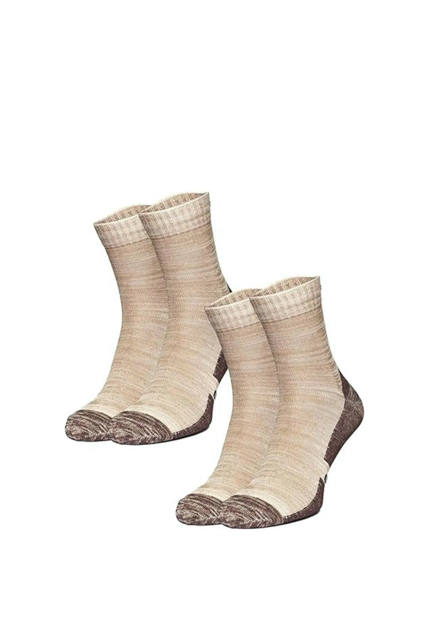 Laufsocken aus Merinowolle - (2er-Pack) Sahara Sand