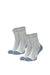 Laufsocken aus Merinowolle - (2er-Pack) Cremeblau