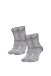 Laufsocken aus Merinowolle - (2er-Pack) Ecru Beige